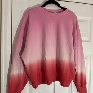 GAP Pink ombré Knit Top